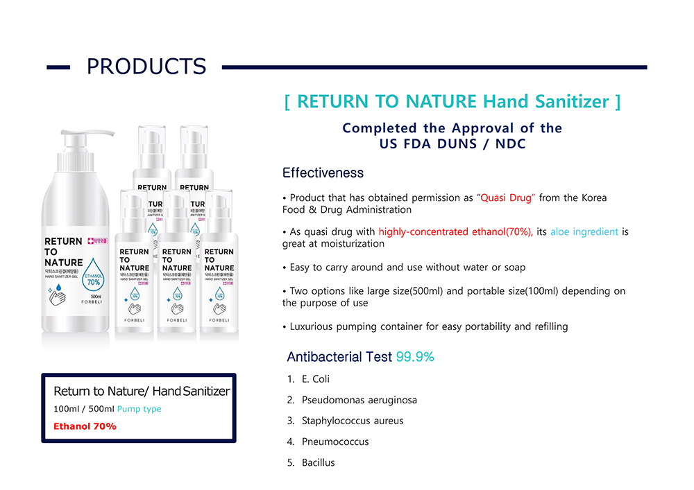 DRS CLEAN HAND GEL (ETHANOL 70%) - RETURN TO NATURE-2